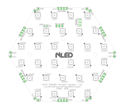 hexagon, apa102, pixel, product, custom, schematics