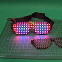 rgb pixel shutter shades glasses matrix screen display