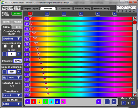 aurora magician rgb rgbw led control software